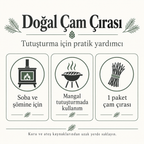 Çam Çırası - Doğal - Soba ve Mangal Tutuşturucu - ürün özellikleri ve kullanım faydaları afişi