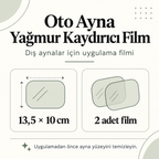 Oto Ayna Yağmur Kaydırıcı Film 2 Adet - ürün özellikleri ve kullanım faydaları afişi