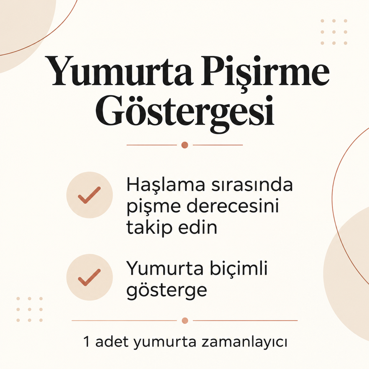 Dublör Yumurta Egg Timer - ürün özellikleri ve kullanım faydaları afişi