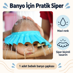 Bebek Banyo Şapkası Mavi - ürün özellikleri ve kullanım faydaları afişi