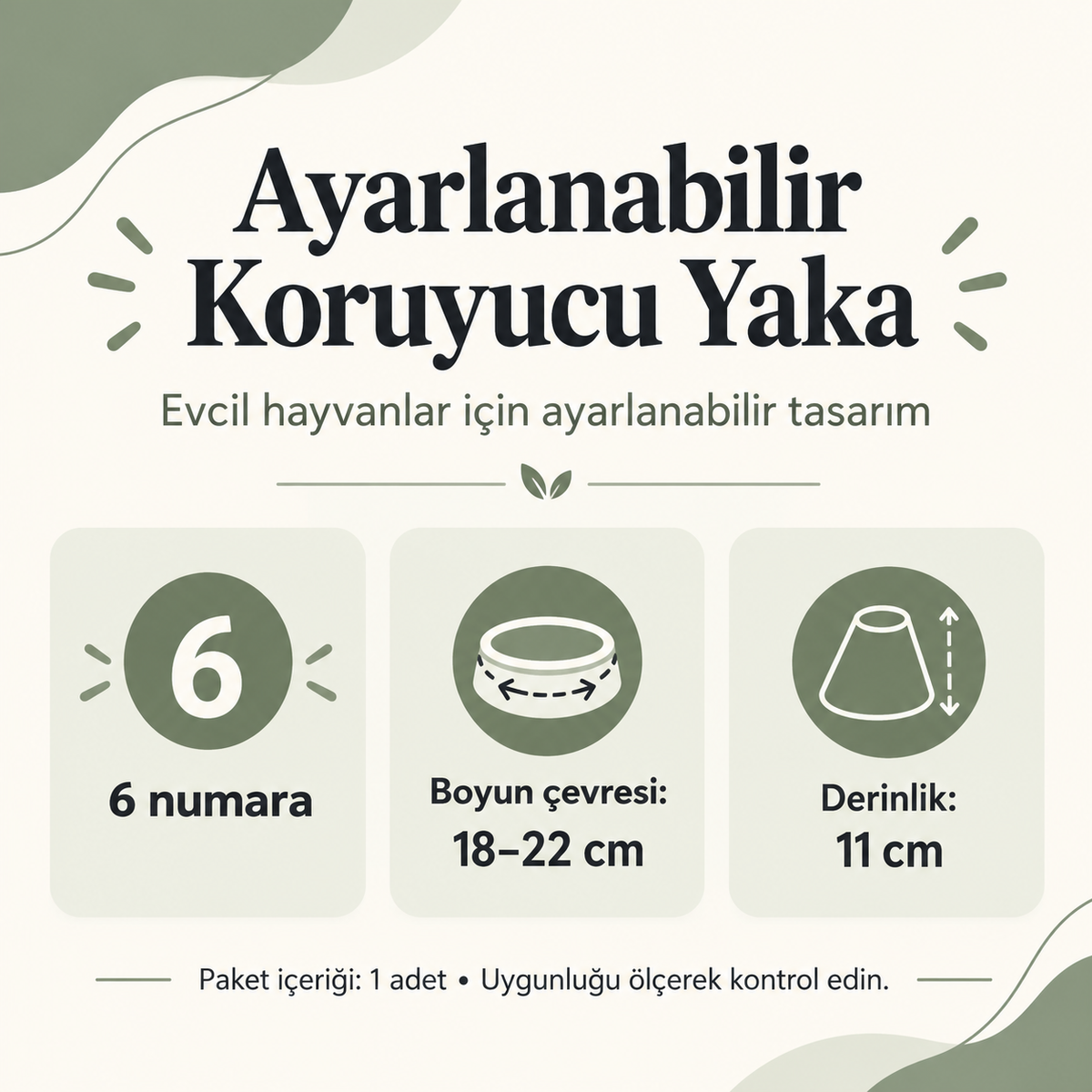 Ayarlanabilir Koruyucu Yaka 6 Numara - ürün özellikleri ve kullanım faydaları afişi
