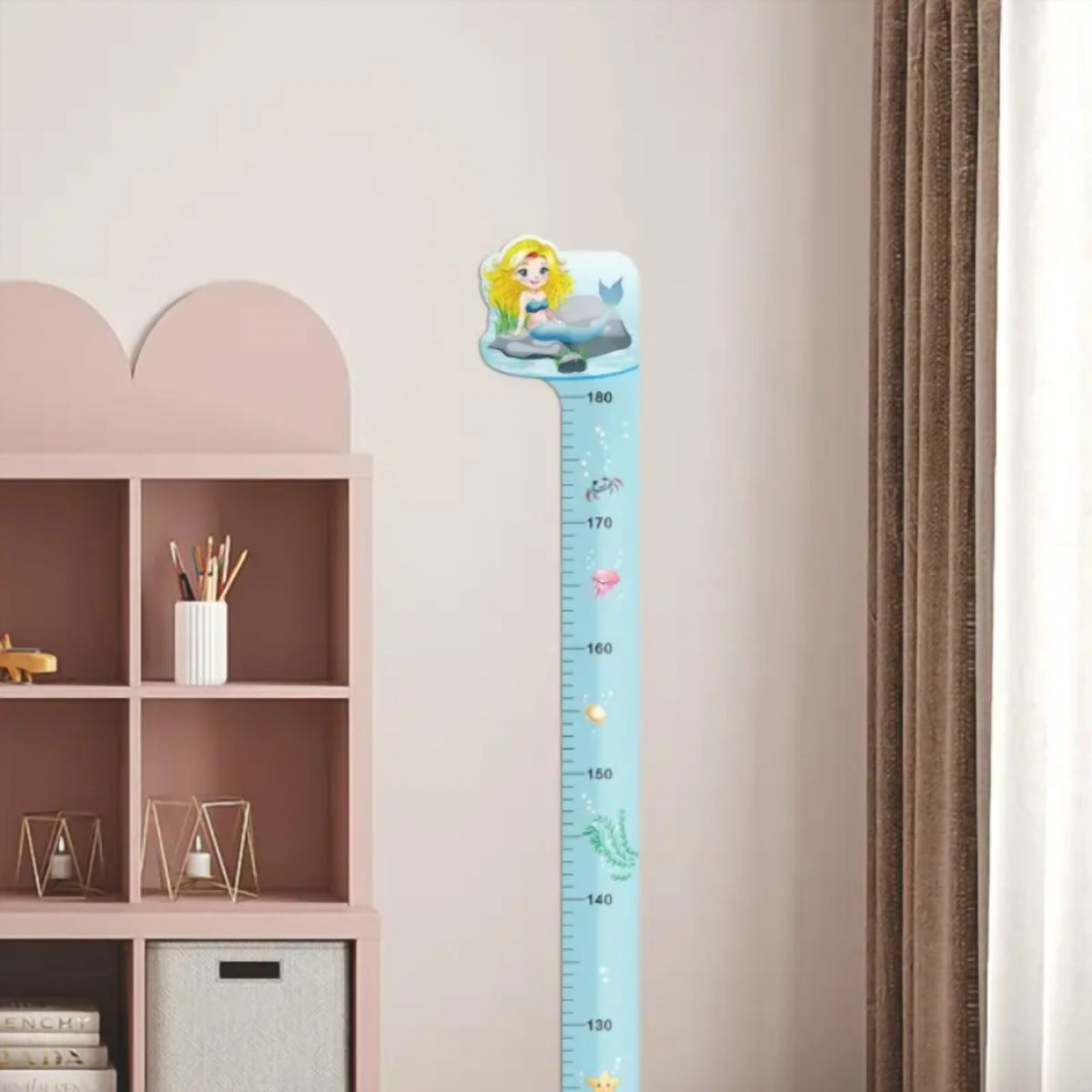 Sevimli Deniz Kızı Boy Ölçüsü Sticker - ürün görünümü