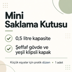 Mini Saklama Kutusu 0.5 Litre - ürün özellikleri ve kullanım faydaları afişi