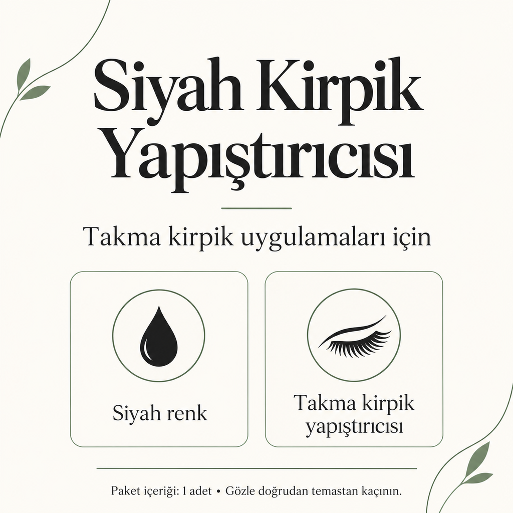 Siyah Kirpik Yapıştırıcısı - ürün özellikleri ve kullanım faydaları afişi