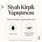 Siyah Kirpik Yapıştırıcısı - ürün özellikleri ve kullanım faydaları afişi