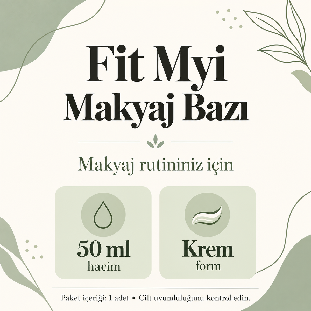 Fit Myi Makyaj Bazı - ürün özellikleri ve kullanım faydaları afişi