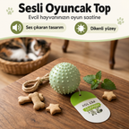 Sesli Dikenli Evcil Hayvan Oyuncak Topu - ürün özellikleri ve kullanım faydaları afişi