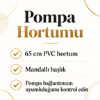 PVC Plastik Bisiklet ve Top Pompa Hortumu - 65 cm - Yedek Parça - ürün özellikleri ve kullanım faydaları afişi