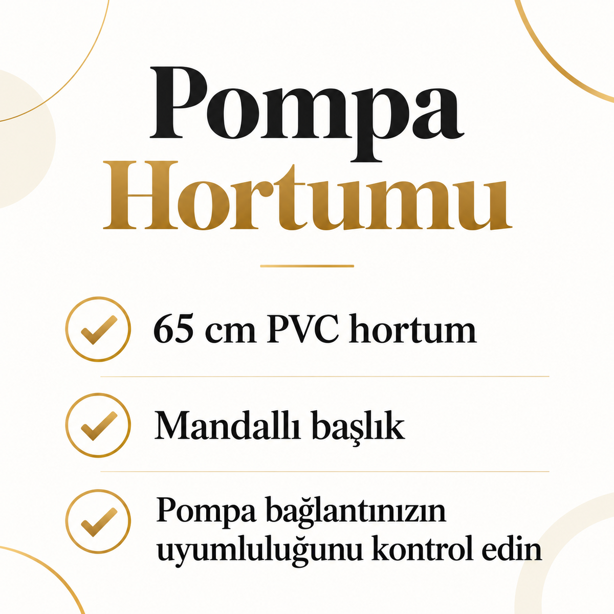 PVC Plastik Bisiklet ve Top Pompa Hortumu - 65 cm - Yedek Parça - ürün özellikleri ve kullanım faydaları afişi