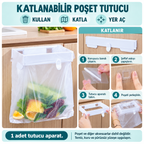 Kendinden Yapışkanlı Katlanabilir Çöp Poşeti Tutucu Aparat - özellik ve kullanım bilgileri