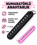 Mini Anahtarlık Çok Amaçlı Numaratör - özellik ve kullanım bilgileri