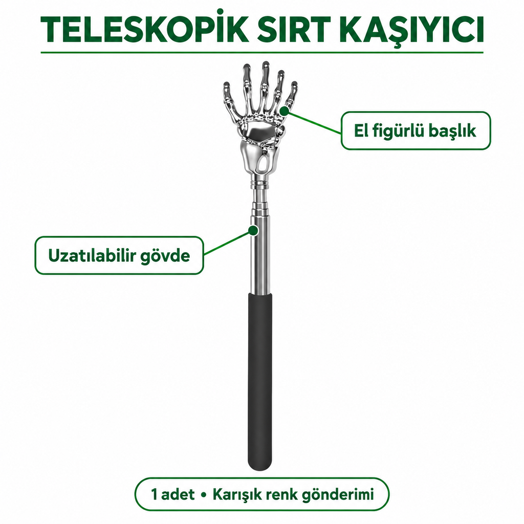 Teleskopik Sırt Kaşıyıcı - özellik ve kullanım bilgileri
