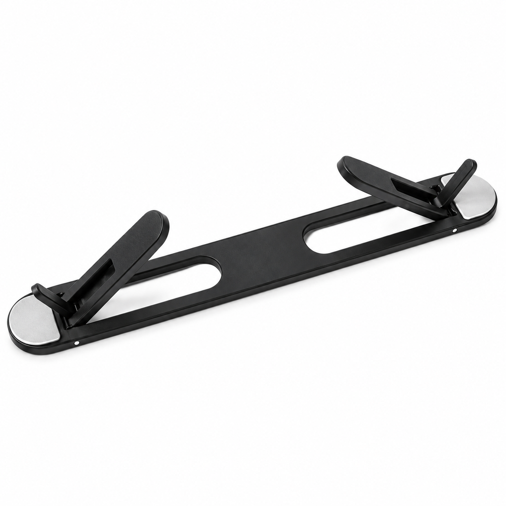 Siyah 2 Kademeli Katlanabilir ve Yapışkanlı Laptop Standı - ürün görünümü