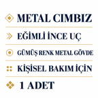 Metal Cımbız - Gümüş Renk - İnce Uç - özellik ve kullanım bilgileri