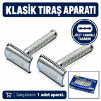 Tıraş Aparatı - Jilet Takmalı - Klasik Model - Metal Nikel Alaşımlı - özellik ve kullanım bilgileri