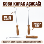 Metal Soba Kapak Açacağı - Ahşap Saplı - özellik ve kullanım bilgileri