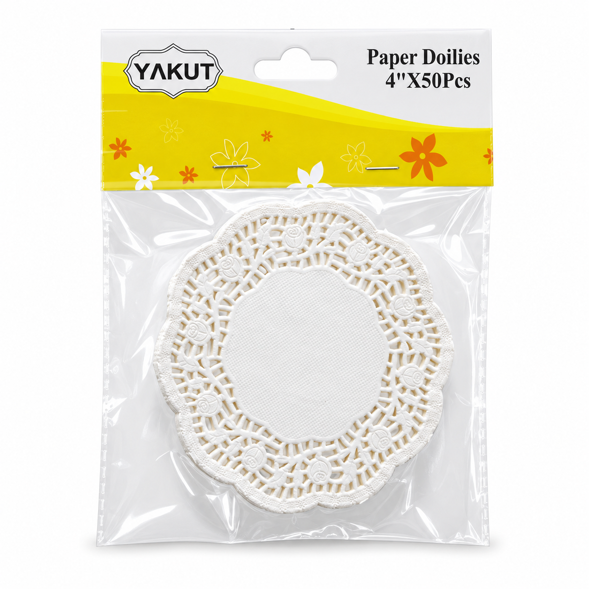 Kağıt Bardak Altlığı Seti - 50'li Paket - Dantel Tasarımlı - ürün görünümü