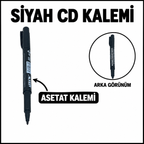 Siyah CD Kalemi - Marker - Asetat Kalemi - özellik ve kullanım bilgileri
