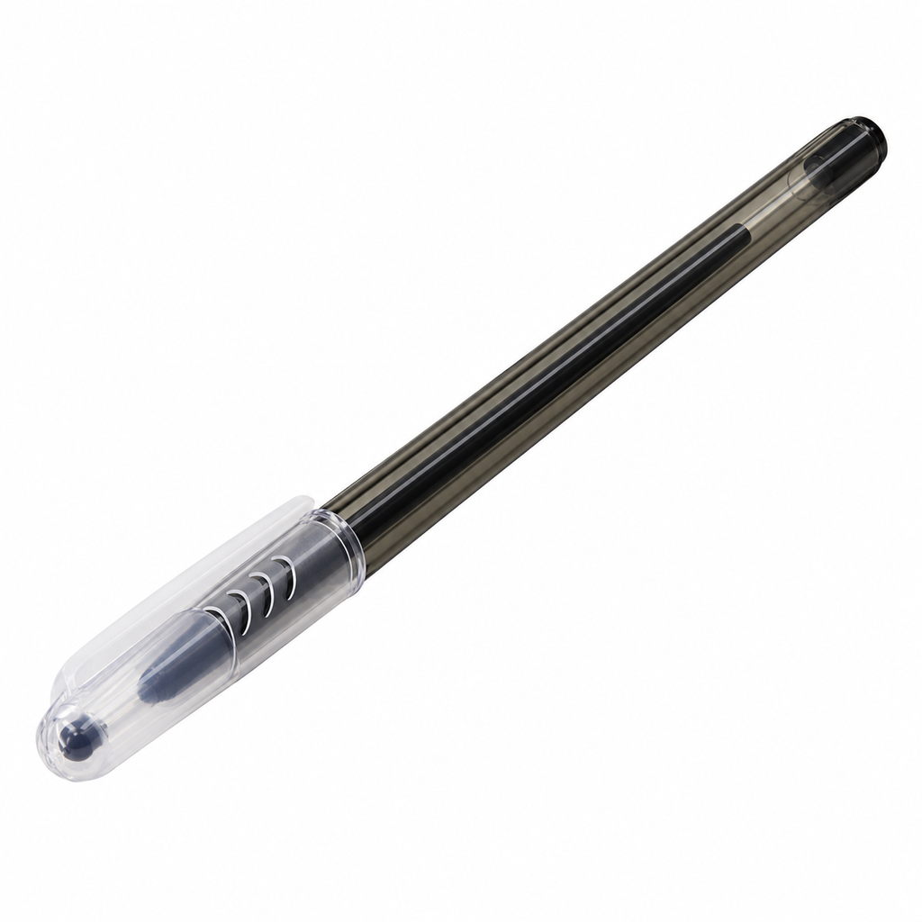 Tükenmez Kalem - Siyah Renk - 1.0 mm Medium Uç - 1 Adet - ürün görünümü