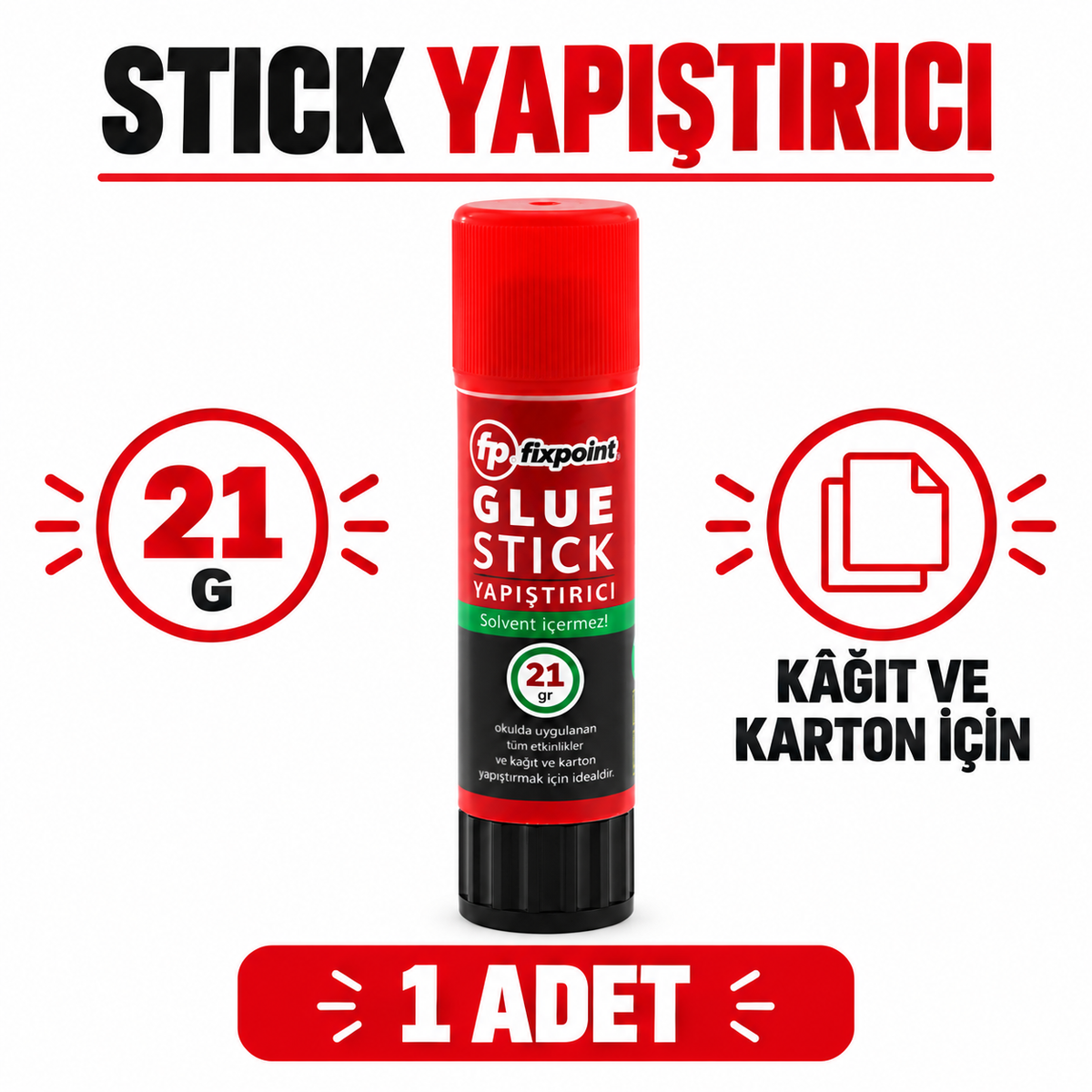 Stick Yapıştırıcı - 21 gr - özellik ve kullanım bilgileri
