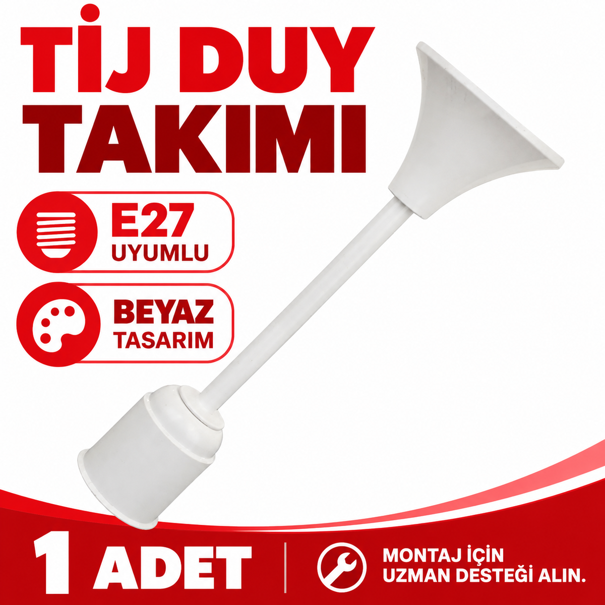 Tij Duy Takımı - E27 Uyumlu - Porselen Muhafazalı - özellik ve kullanım bilgileri