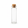Boş Tüp Cam Şişe - 20 ml - Mantar Kapak - ürün görünümü