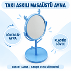 Masaüstü Makyaj Aynası - Yuvarlak - Geyik Boynuzu Tasarımlı - Plastik - özellik ve kullanım bilgileri