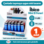 Mini El Feneri - Pilli - 9 Ledli - 1 Adet - özellik ve kullanım bilgileri