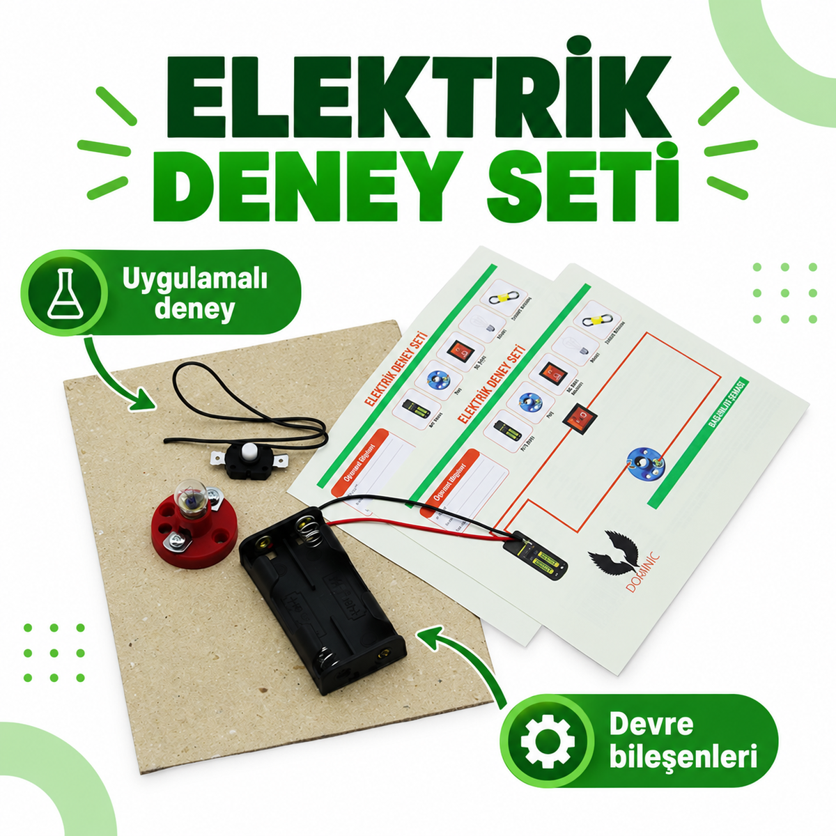 Elektrik Deney Seti - Uygulamalı Eğitim Seti - özellik ve kullanım bilgileri