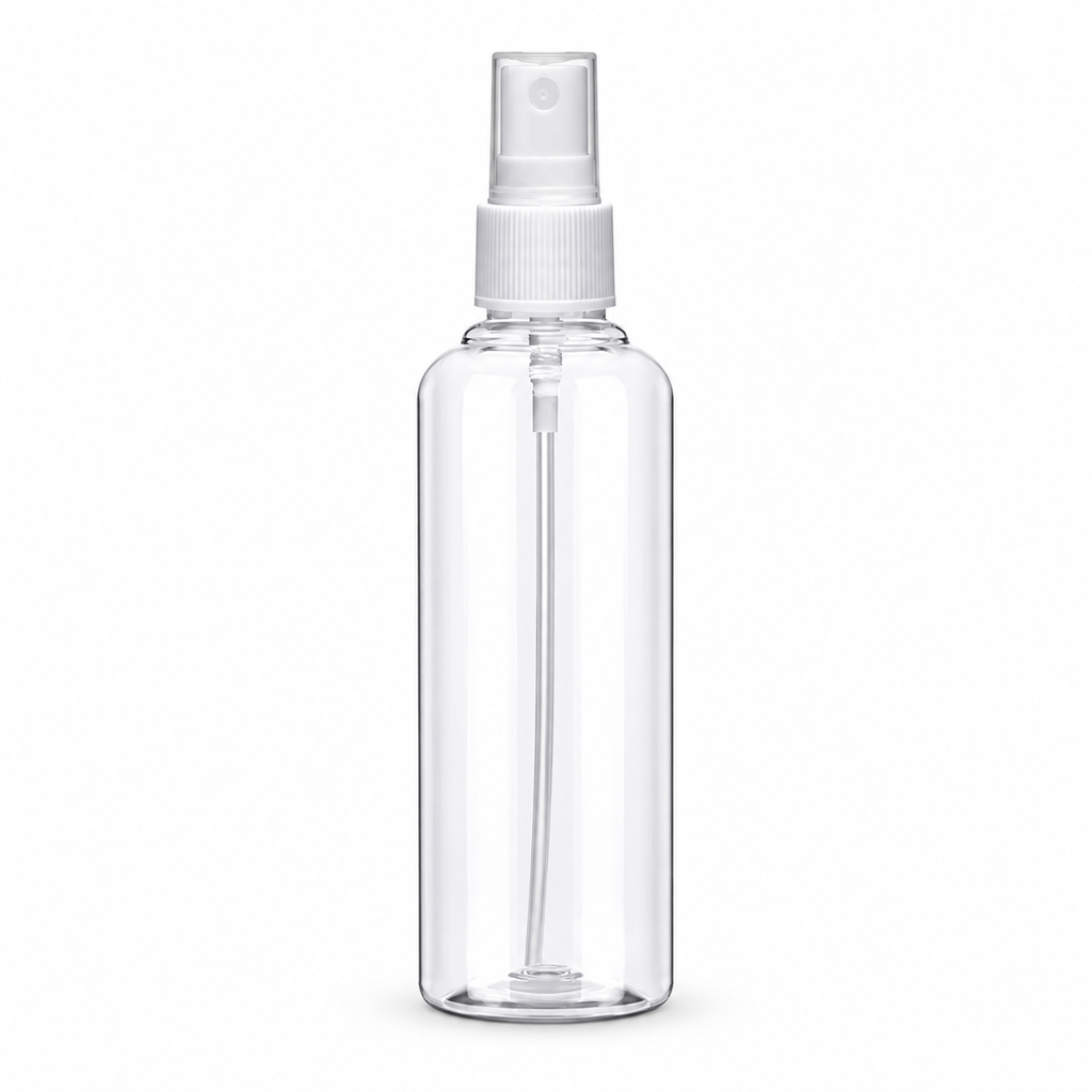 Boş Sprey Şişesi - 100 ml - Plastik - Şeffaf - ürün görünümü
