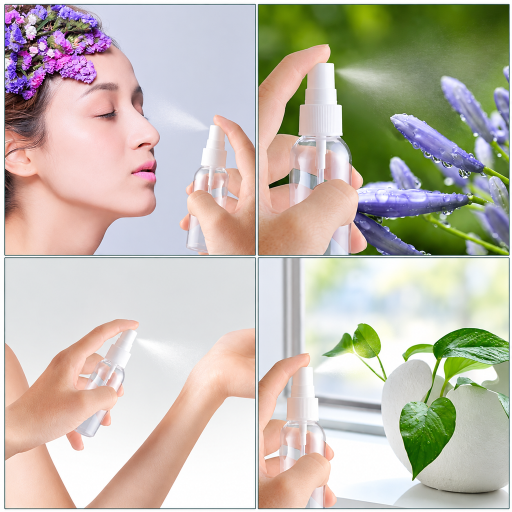 Boş Sprey Şişesi - 100 ml - Plastik - Şeffaf - ürün görünümü