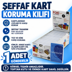 Kimlik Kart Koruma Kabı - Şeffaf - 1 ADET - özellik ve kullanım bilgileri