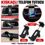 Araç Klimasına Takılan Kıskaçlı Telefon Tutucu - özellik ve kullanım bilgileri