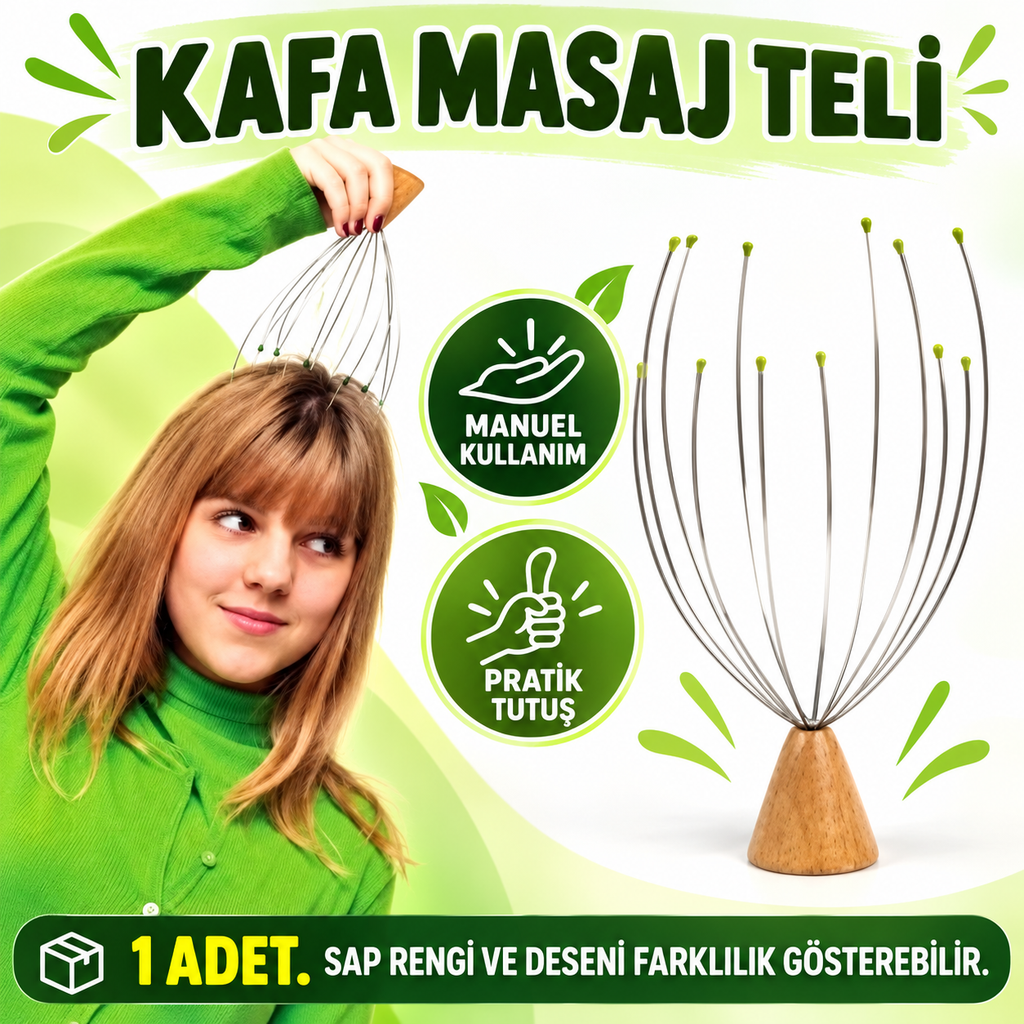 Kafa Masaj Teli - özellik ve kullanım bilgileri