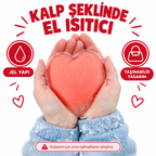 Kalp Şeklinde El Sobası - özellik ve kullanım bilgileri