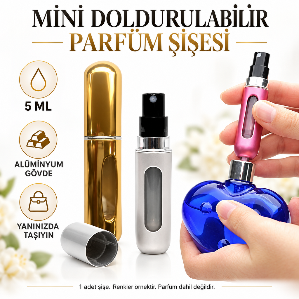 Mini Dolabilir Parfüm Şişesi - özellik ve kullanım bilgileri
