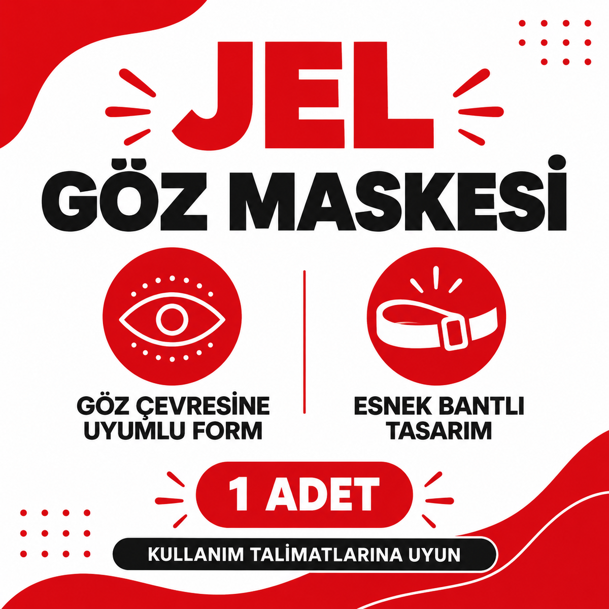 Jel Göz Maskesi - özellik ve kullanım bilgileri