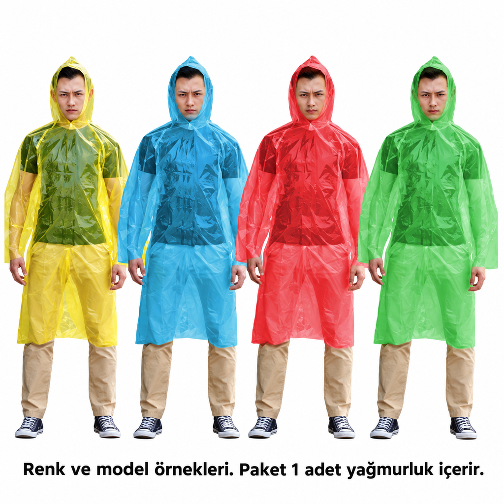 Naylon Cep Yağmurluk - ürün görünümü