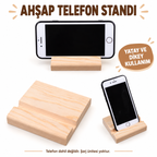 Ahşap Cep Telefonu ve Tablet Standı - özellik ve kullanım bilgileri