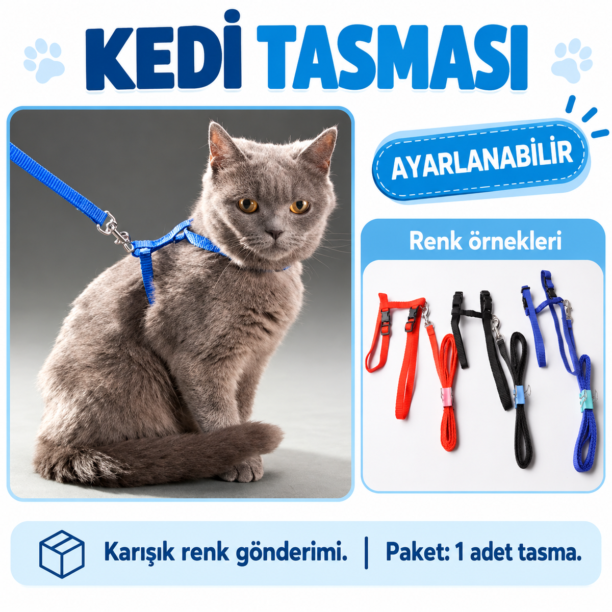 Kedi Tasması - özellik ve kullanım bilgileri