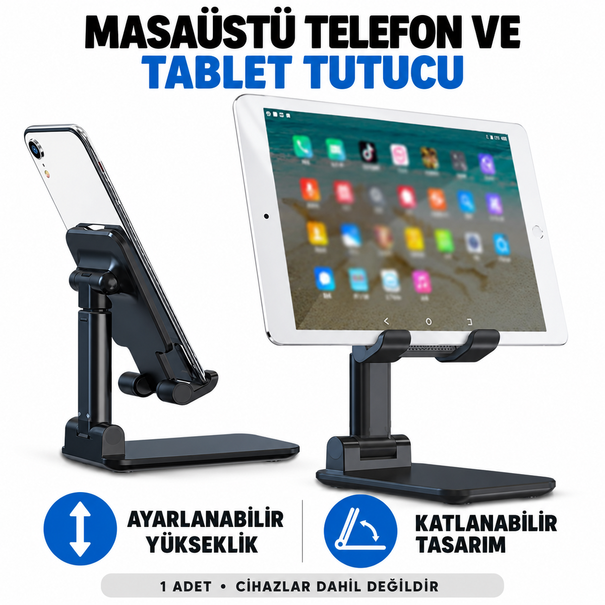 Portatif Masaüstü Telefon Tablet Tutucu - özellik ve kullanım bilgileri