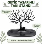 Geyik Tasarımlı Takı Standı Siyah - özellik ve kullanım bilgileri