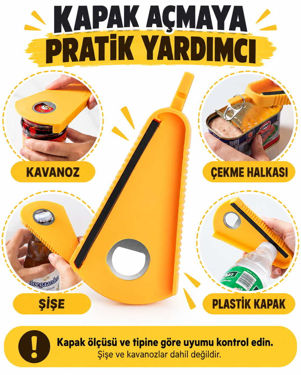 Kavanoz Şişe Kapak Açacağı - özellik ve kullanım bilgileri