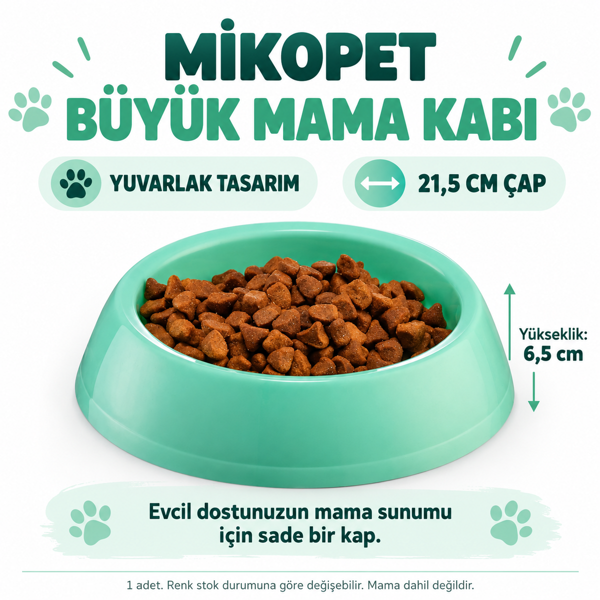 Mikopet Büyük Mama Kabı - özellik ve kullanım bilgileri