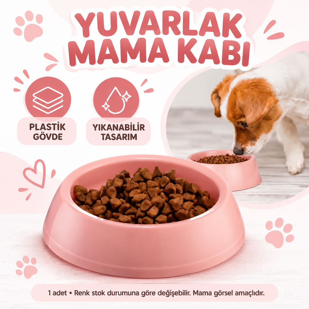 Mikopet Büyük Yuvarlak Mama Kabı - özellik ve kullanım bilgileri