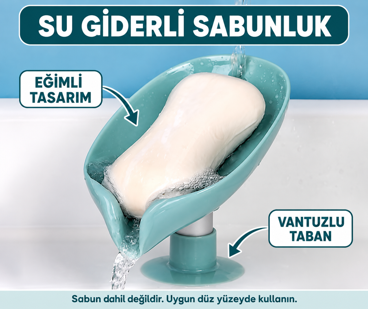 Vantuzlu Su Giderli Sabunluk - özellik ve kullanım bilgileri