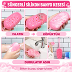 Süngerli Silikon Banyo Kesesi - özellik ve kullanım bilgileri