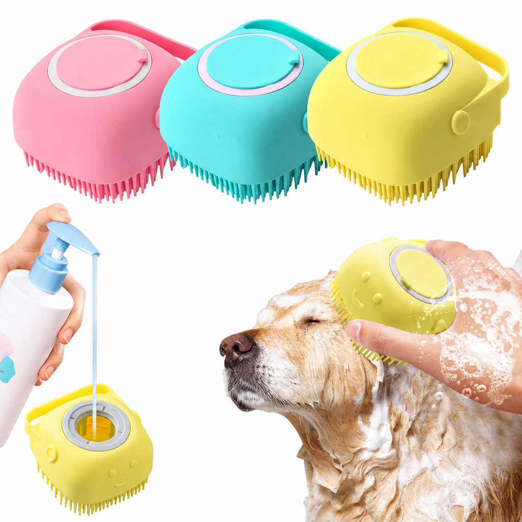 Şampuan Hazneli Kedi Köpek Yıkama Kesesi - ürün görünümü