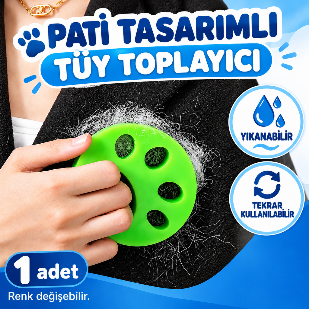 Pati Tasarımlı Tüy Toz Toplayıcı - özellik ve kullanım bilgileri