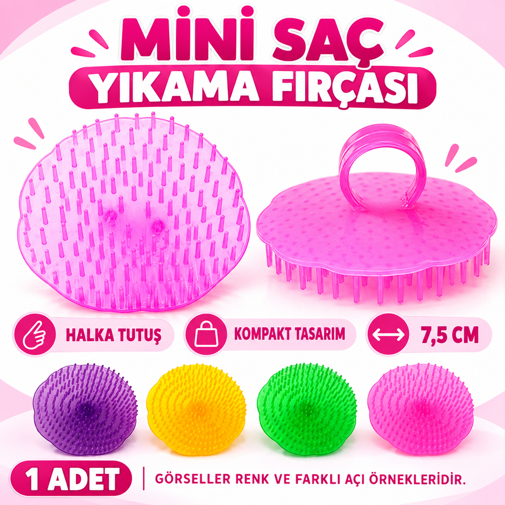 Mini Saç Yıkama Fırçası - özellik ve kullanım bilgileri